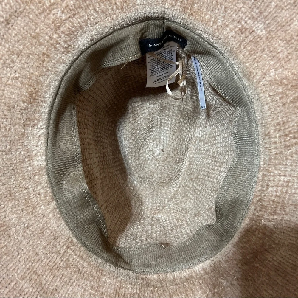 Anthropologie chenille fedora